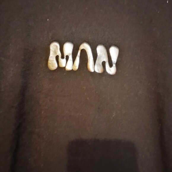 Men's Black Oversized Large Boohoo Man Puff Graphic T-Shirt - Picture 2 of 5